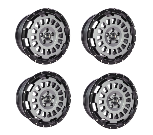 8x17 ET40 Twin-Monotube-Projekt-AT1 Alufelge in Stone für VW Amarok 2H